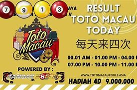 Toto Macau 4D Tutup Jam Berapa